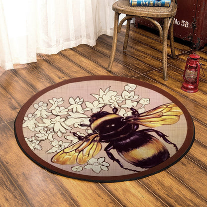 Bee HT150806TM Round Area Rug