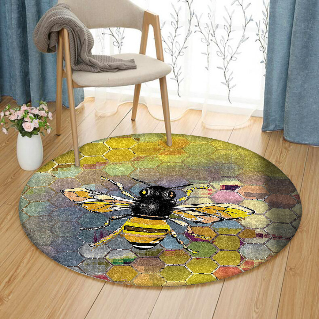 Bee NN190909TM Round Area Rug