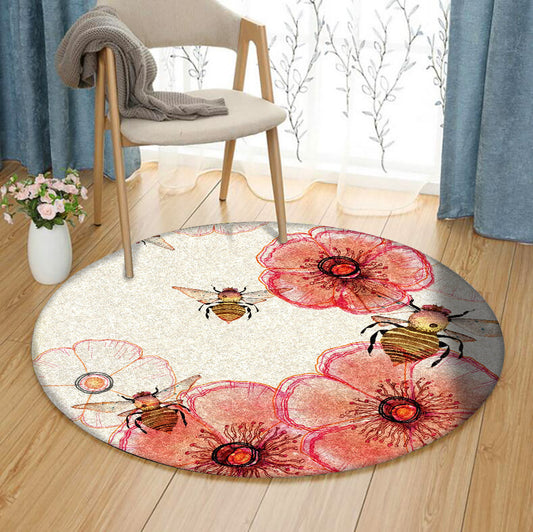 Bee TN051002TM Round Area Rug