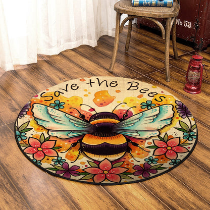 Bee TT160803TM Round Area Rug