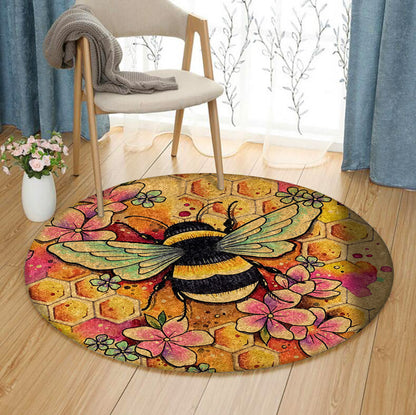 Bee TT160804TM Round Area Rug