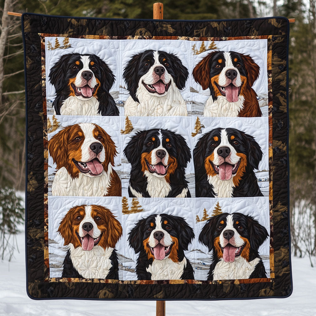 Bernese Spirit Quilted Blanket NCU0PT1811