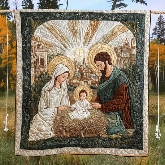 Bethlehem Blessing Quilted Blanket NCU0VH103