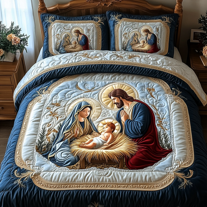 Bethlehem Light Quilted Bedding Set NCU0DV1804