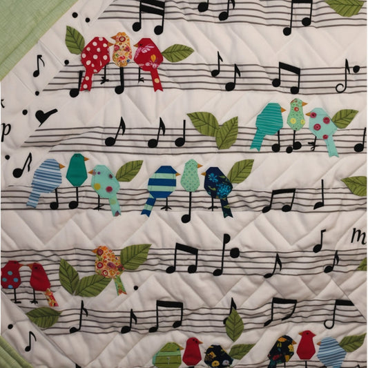 Bird Music NTA151024265 Quilt Blanket