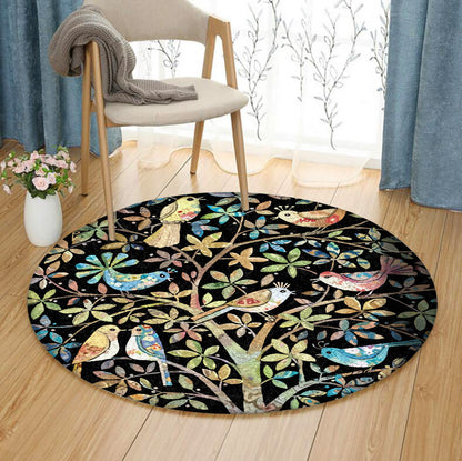 Bird CL070802MDC Round Area Rug