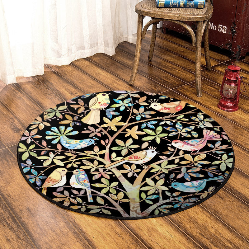 Bird CL070802MDC Round Area Rug