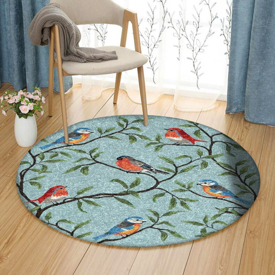 Bird HM051014TM Round Area Rug