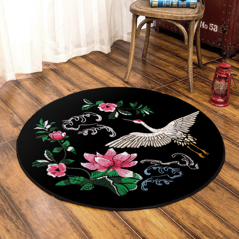 Bird HM100801A Round Area Rug