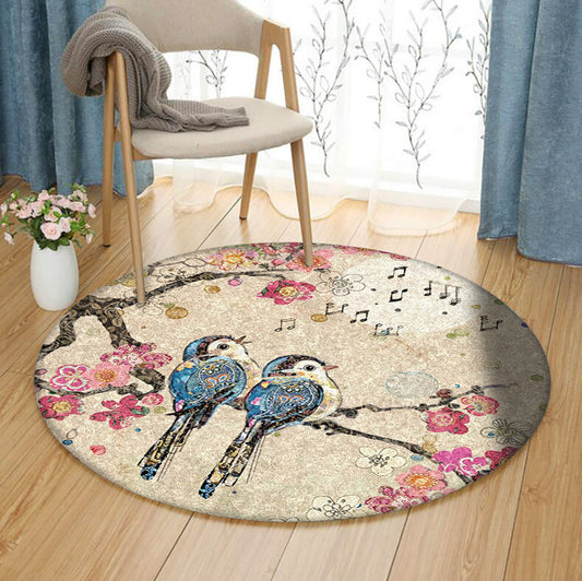 Bird HM160904TM Round Area Rug