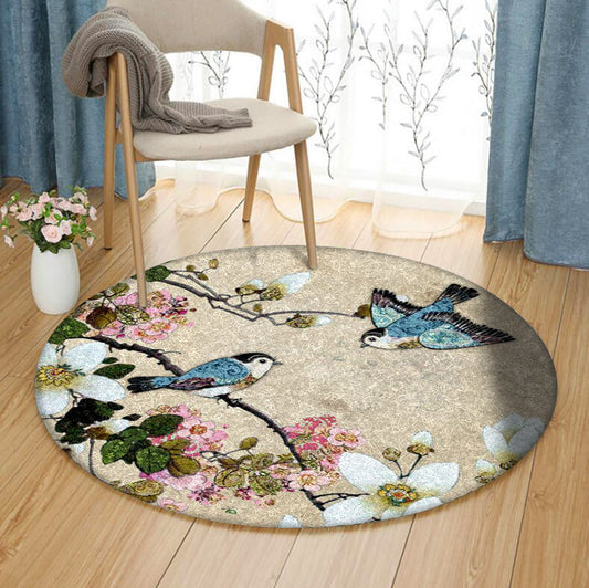 Bird HM160905TM Round Area Rug