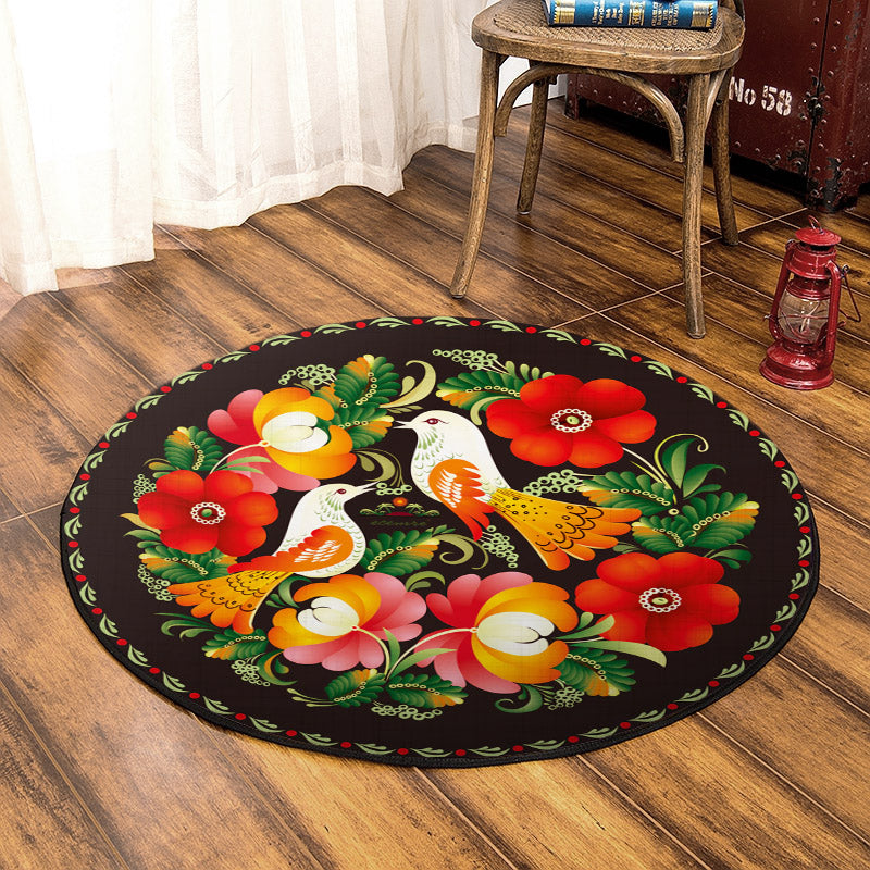 Bird HM230806TM Round Area Rug