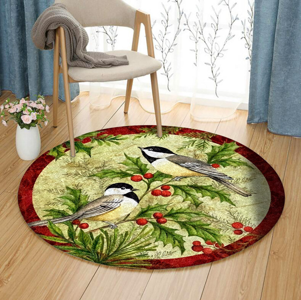 Bird TL170804TM Round Area Rug