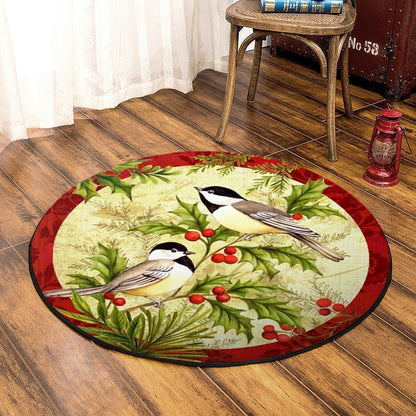 Bird TL170804TM Round Area Rug