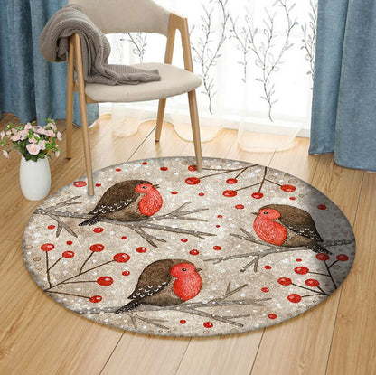 Bird TT140803TM Round Area Rug