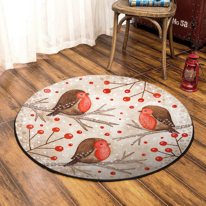 Bird TT140803TM Round Area Rug