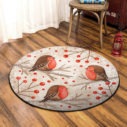 Bird TT140803TM Round Area Rug