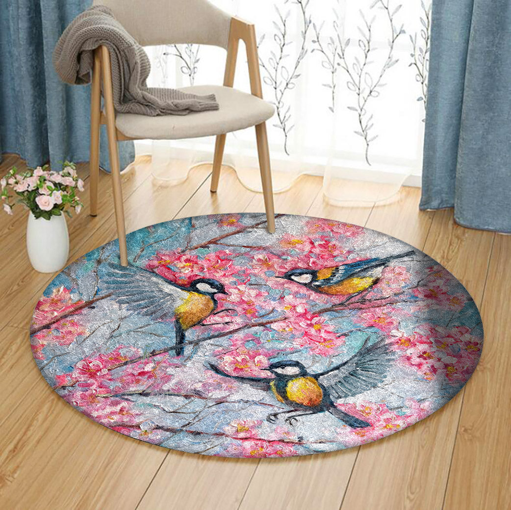 Bird TT310711T Round Area Rug