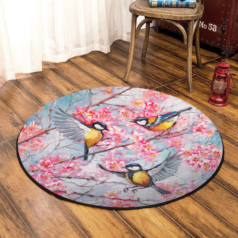 Bird TT310711T Round Area Rug