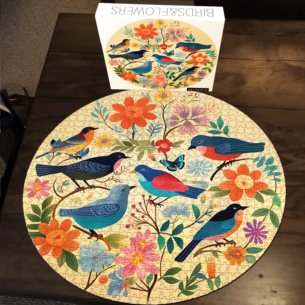 Bird & Flower Jigsaw Puzzle 1000 Pieces