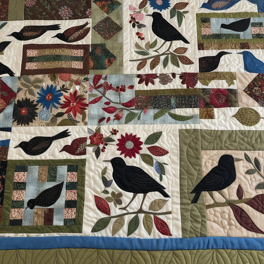 Black Bird Garden NTA151024297 Quilt Blanket