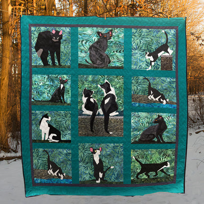 Black Cat HM06102305 Quilt Blanket