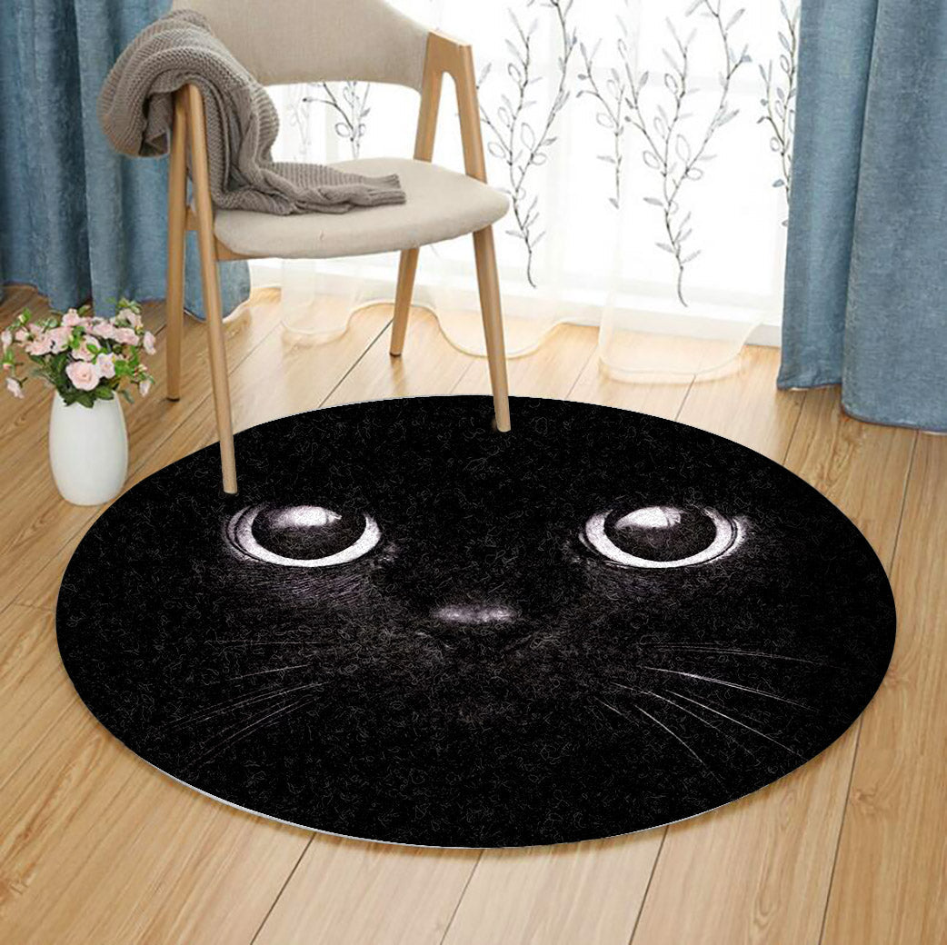 Black Cat NN1511006TM Round Area Rug