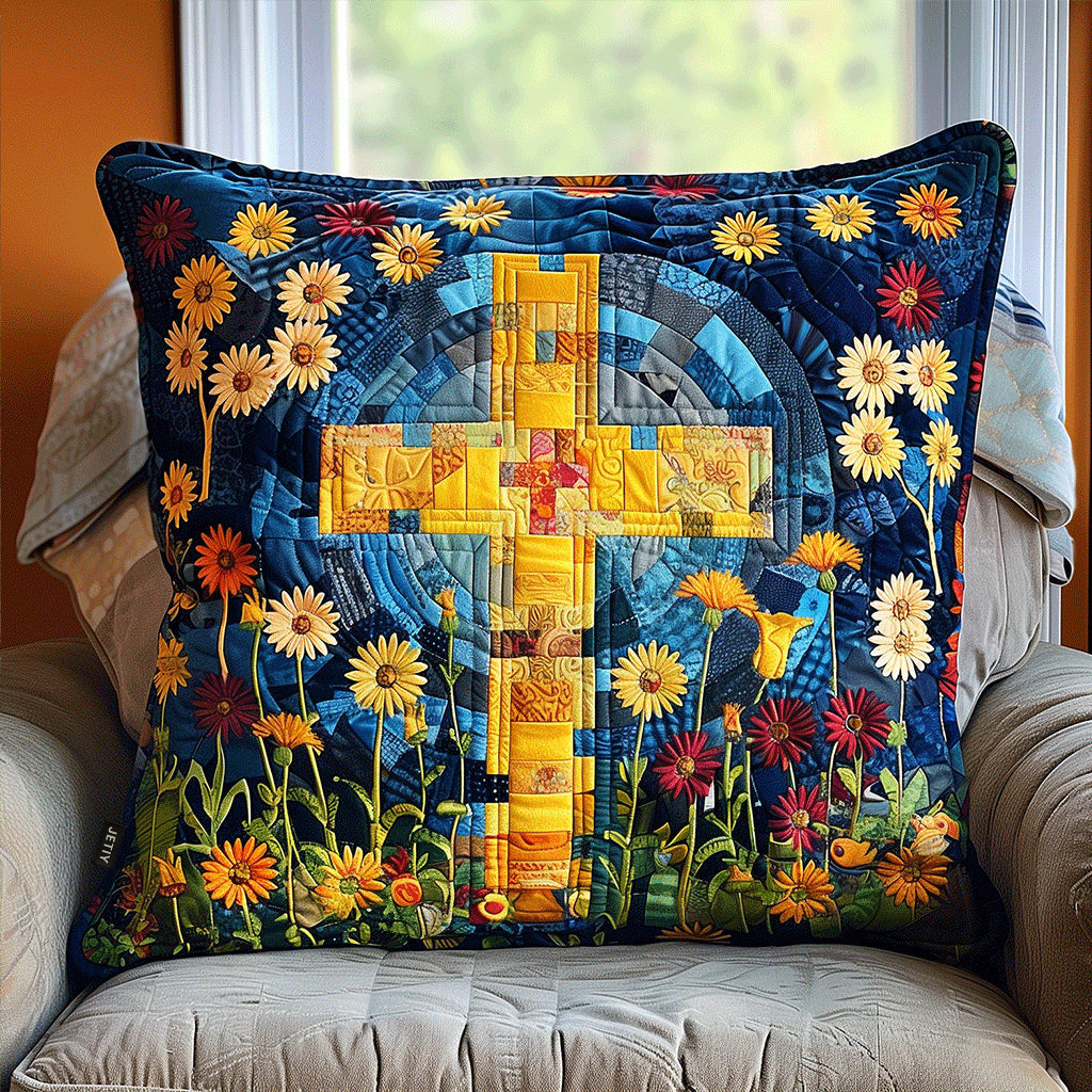 Blessed Garden Quilted Pillow Case NCU0TH1073