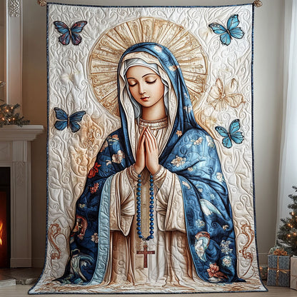 Blessed Mary Quilted Blanket NCU0TL1536