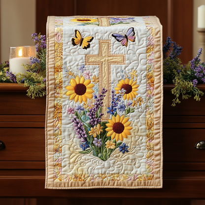 Blessed Path Quilted Table Runner NCU0DV2112