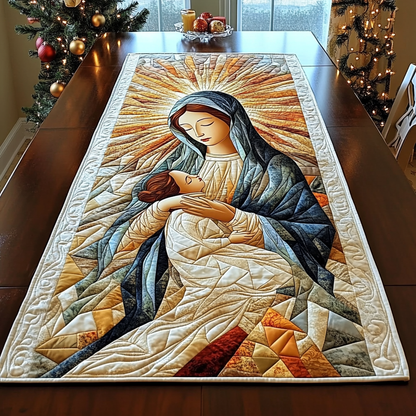 Blessed Protector Quilted Table Runner NCU0DK1823