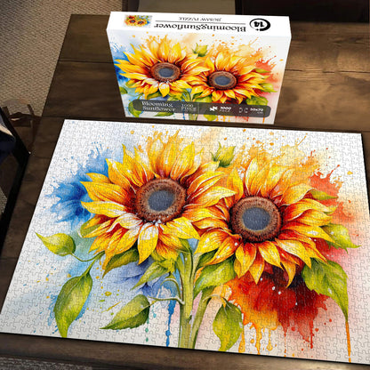 Blooming Sunflowers Jigsaw Puzzle 1000 Pieces