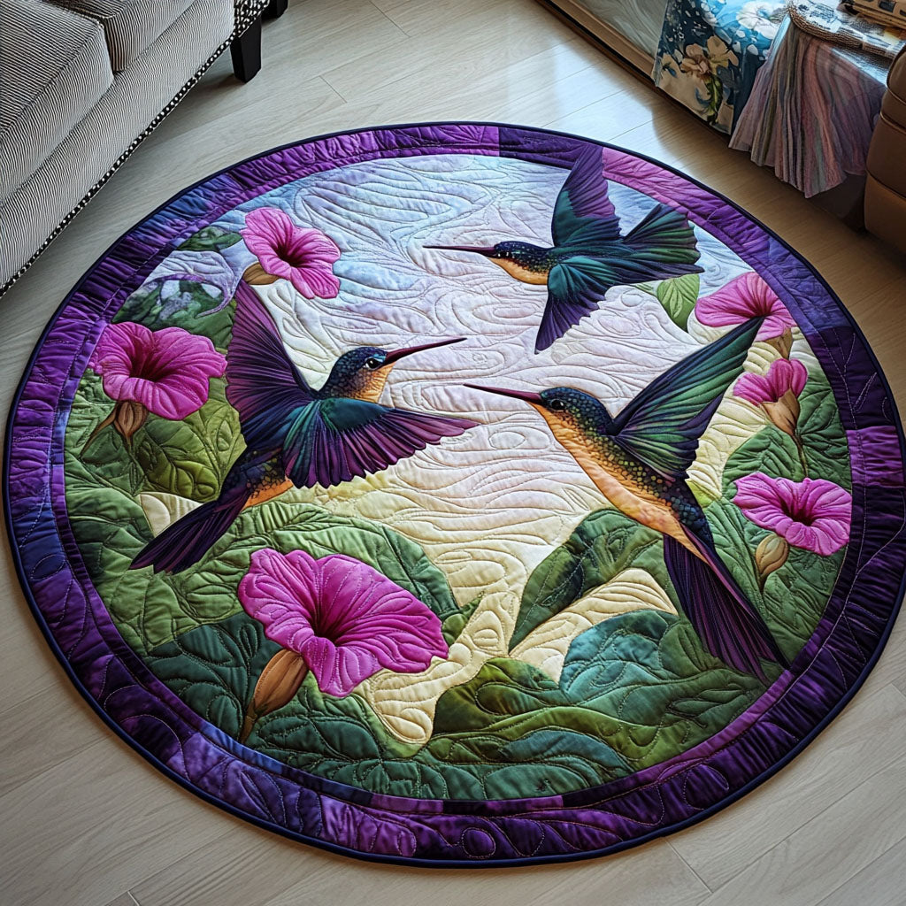 Blossom Breeze Quilted Round Mat NCU0PT1185