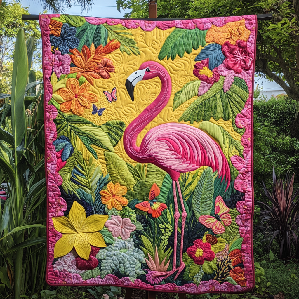 Blossom Dance Quilted Blanket NCU0VH1800