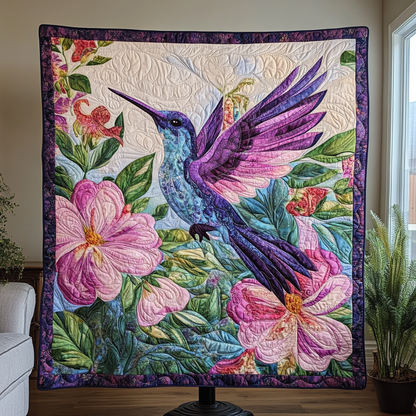 Blossoming Flight Quilted Blanket NCU0VH221