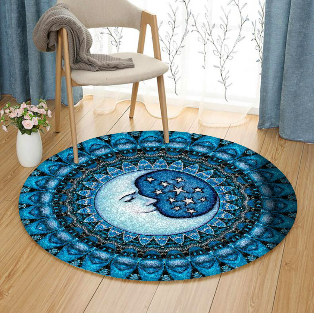 Blue Moon Celestial HT240905TM Round Area Rug