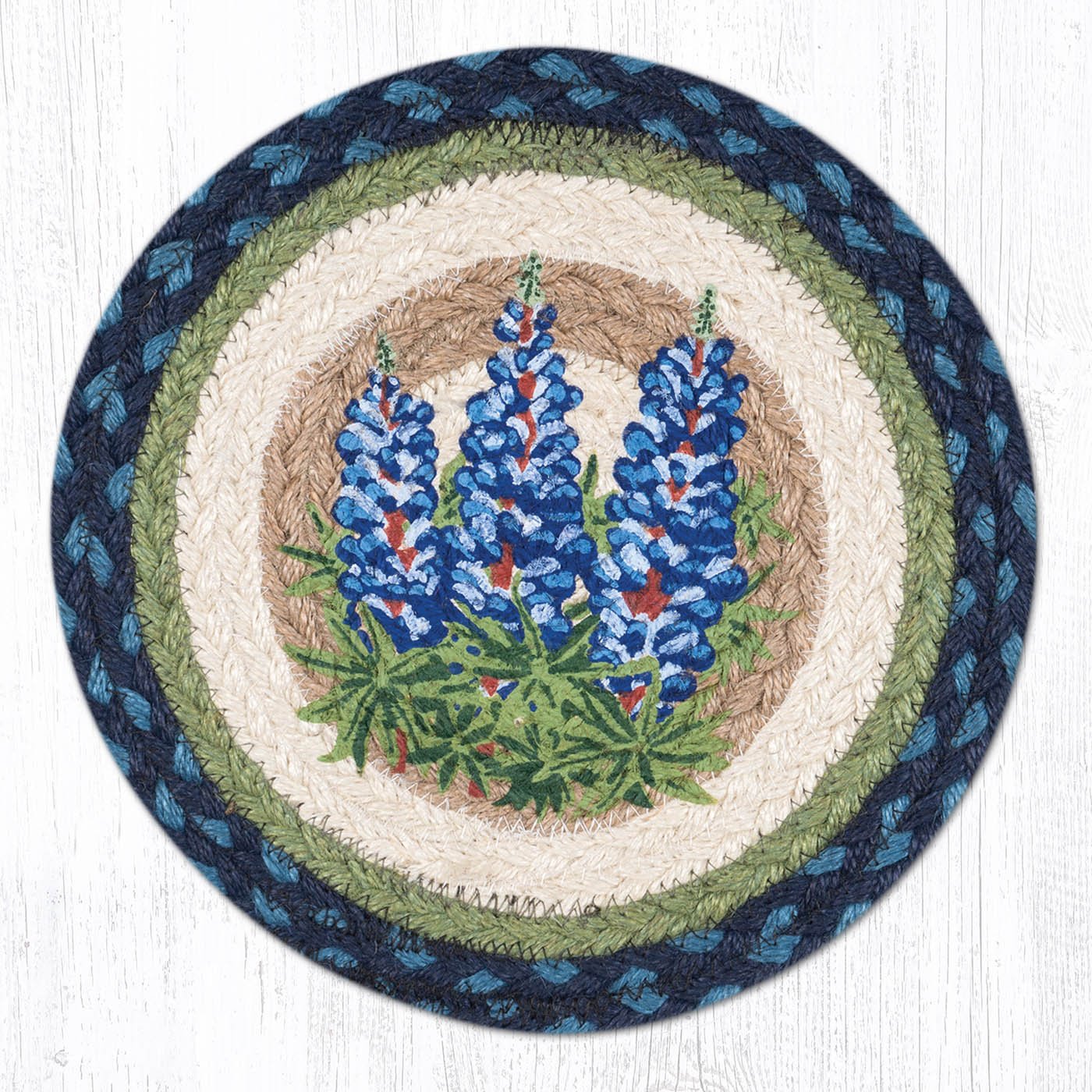 Bluebonnets CLM1210025R Round Area Rug