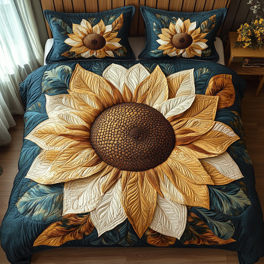 Boho Bloom Quilted Bedding Set NCU0DV2054