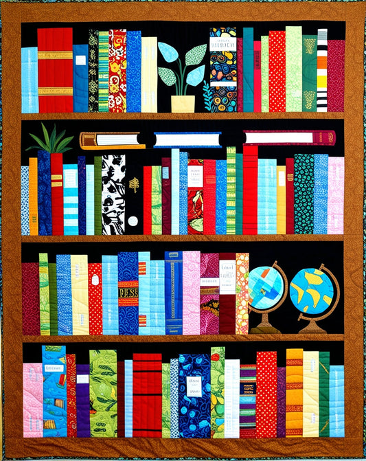 Bookcase NTA281024175 Quilt Blanket