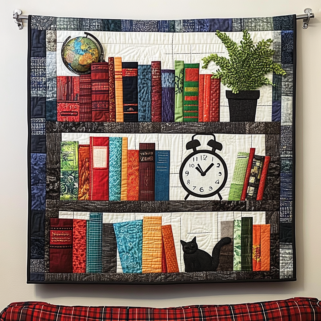 Bookcase TAI281024264 Quilt Blanket