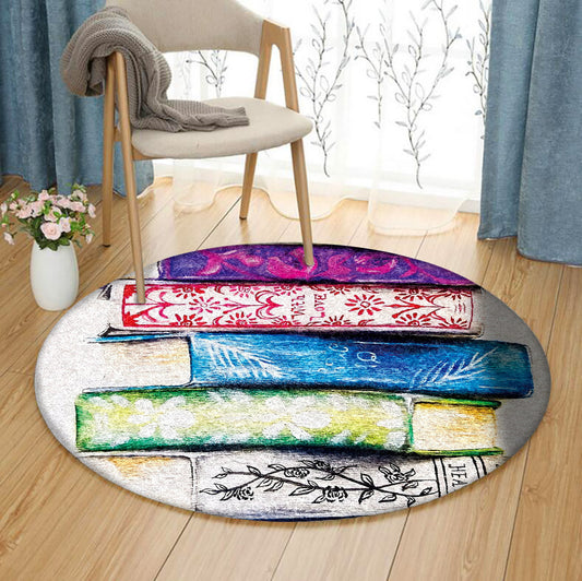 Books DN0611124RR Round Area Rug