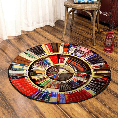 Bookshelf CLM280805TM Round Area Rug