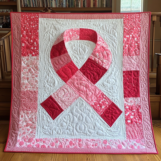 Breast Cancer Ribbon DAI05112404 Quilt Blanket