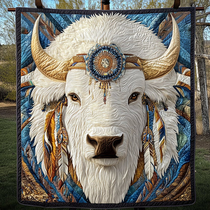 Native Bison Quilted Blanket NCU0VT76