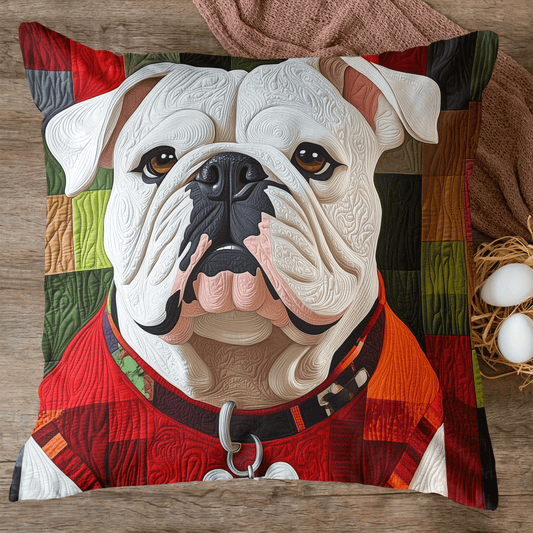 Bulldog In Style Quilted Pillow Case NCU0DV2143