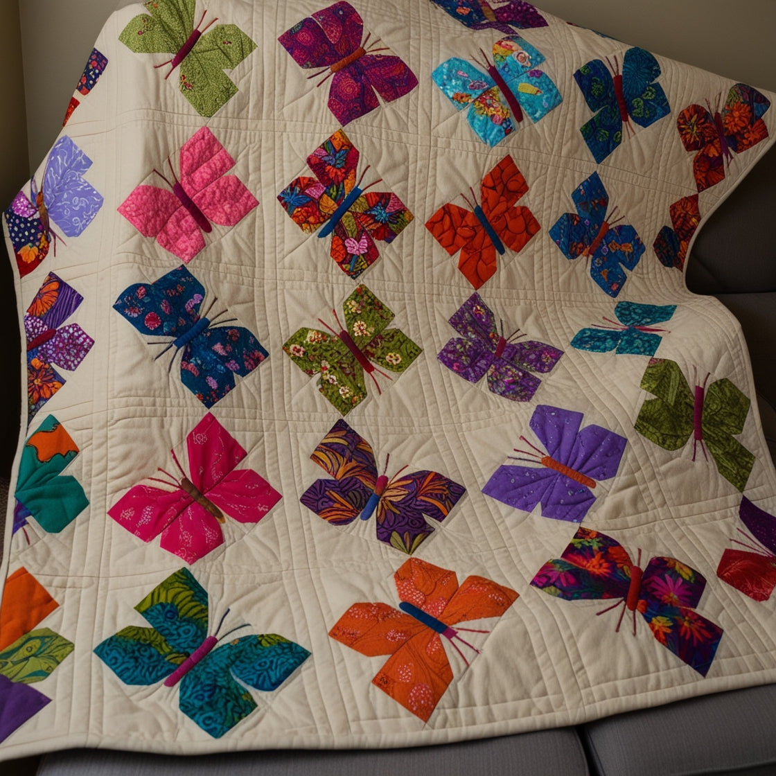 Butterfly NTA151024054 Quilt Blanket