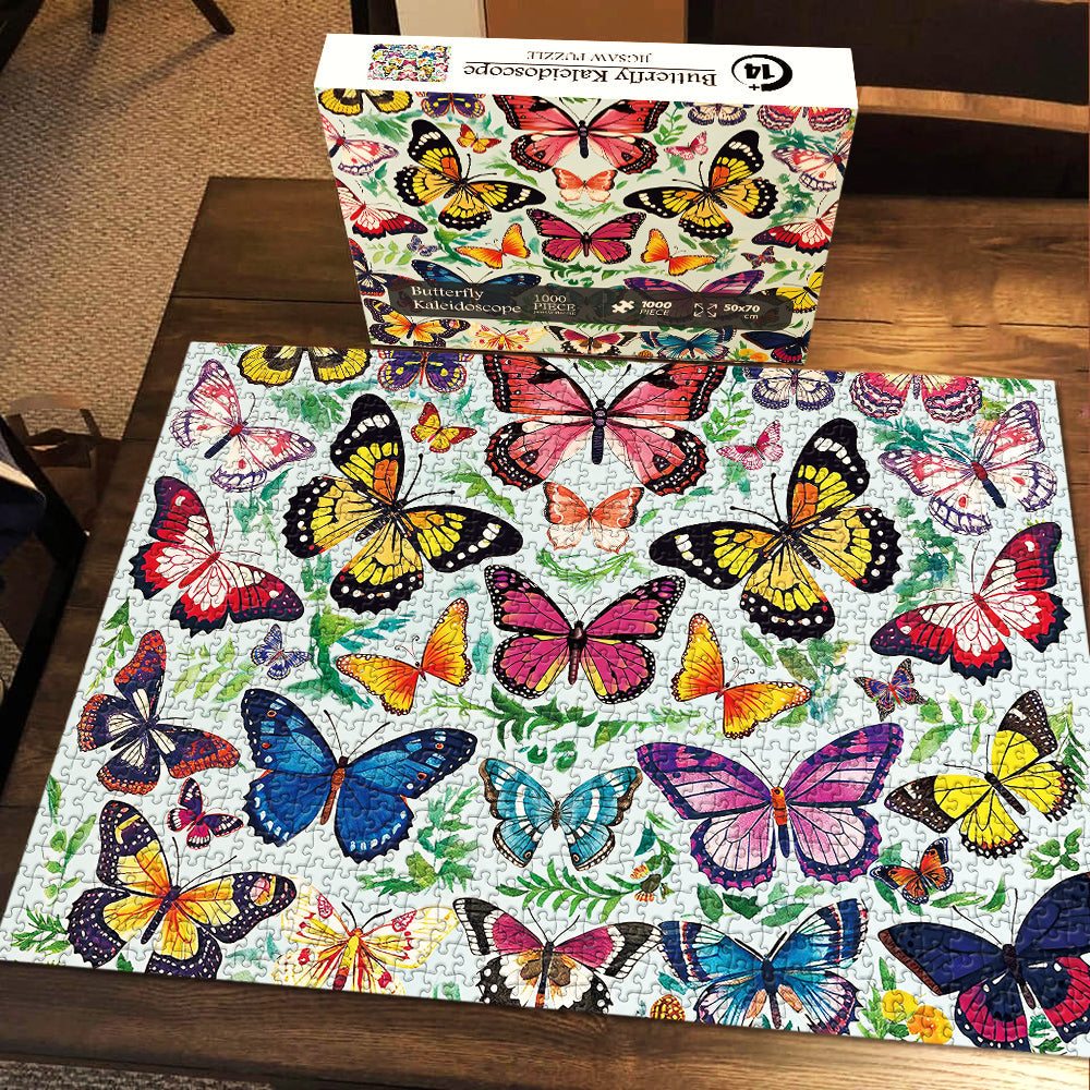 Butterfly Kaleidoscope Jigsaw Puzzle 1000 Pieces