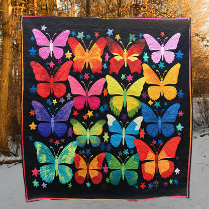 Colorful Butterfly HM10102306 Quilt Blanket