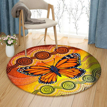 Butterfly BL200801RR Round Area Rug