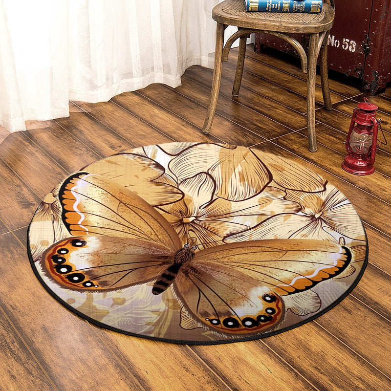 Butterfly BT040910RR Round Area Rug